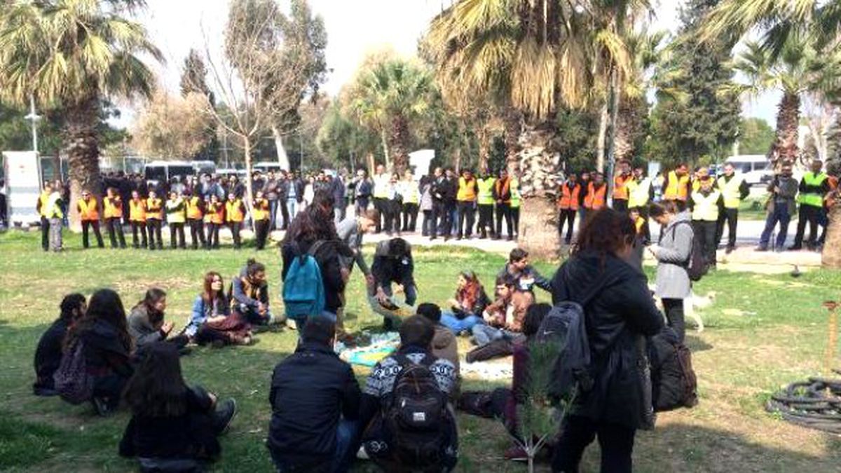 Ege Üniversitesinde Berkin Elvan Gerginliği