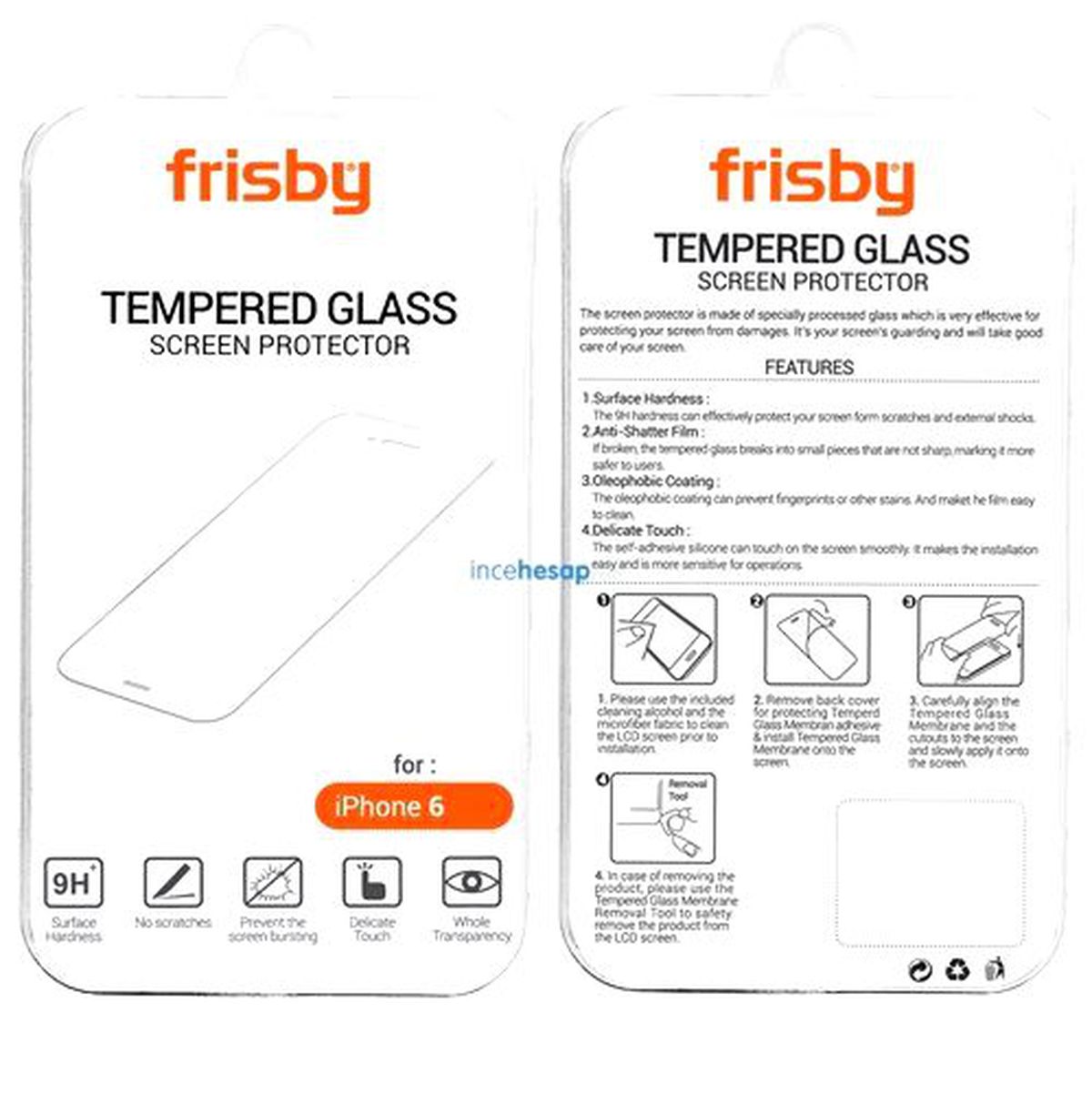 Frisby Ftg-Ip7046 Iphone 6 Tempred Glass