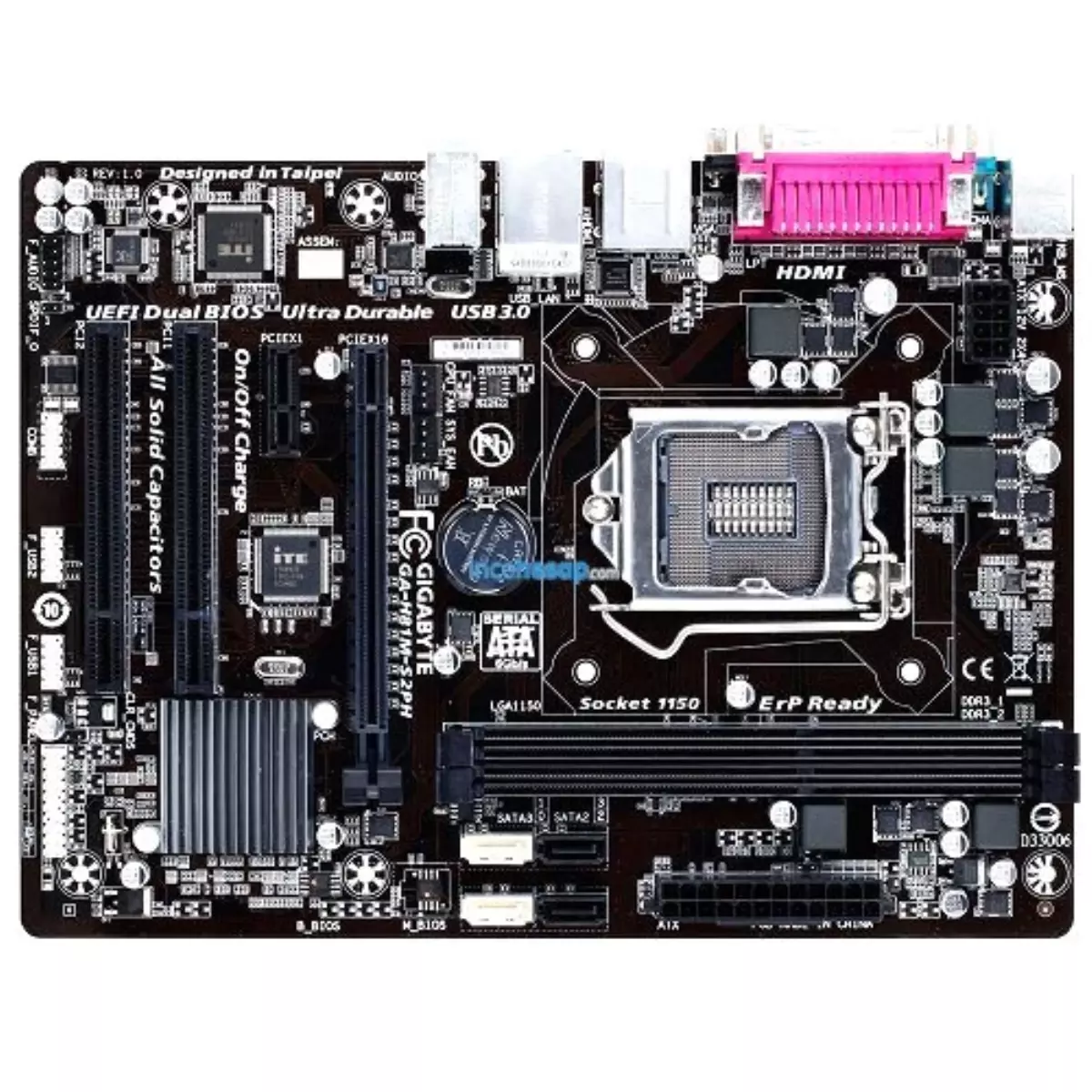 Gigabyte H81m-S2ph H81 Ddr3 Sata 3 Vga Glan 1150p Anakart