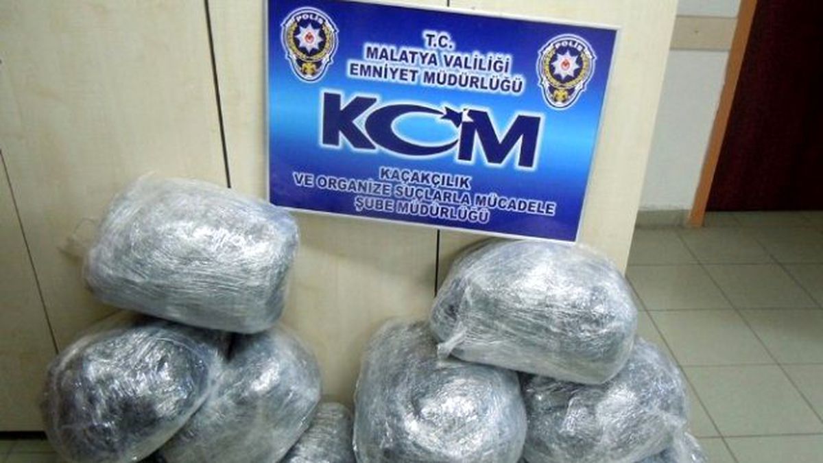 Malatya\'da 52 Kilo Uyuşturucu Ele Geçirildi