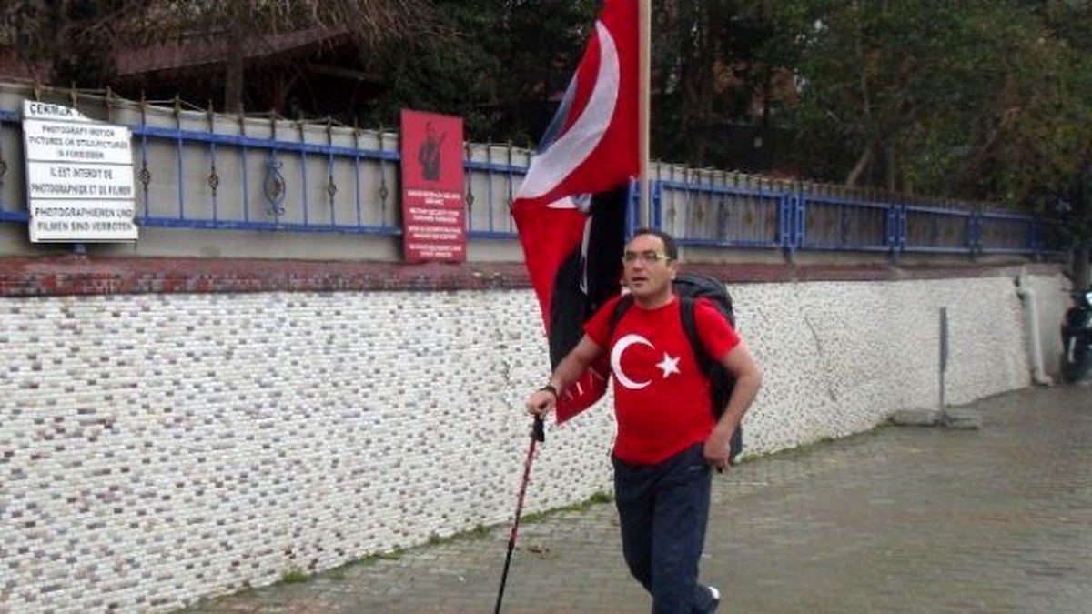 Şehitlere Saygı İçin 350 Kilometre Yürüyecek