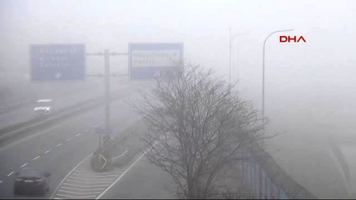 Trabzon\'da Hava Ulaşımına Sis Engeli