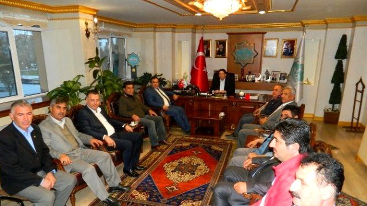 Ziraat Odası\'ndan Başkan Yazgı\'ya Ziyaret
