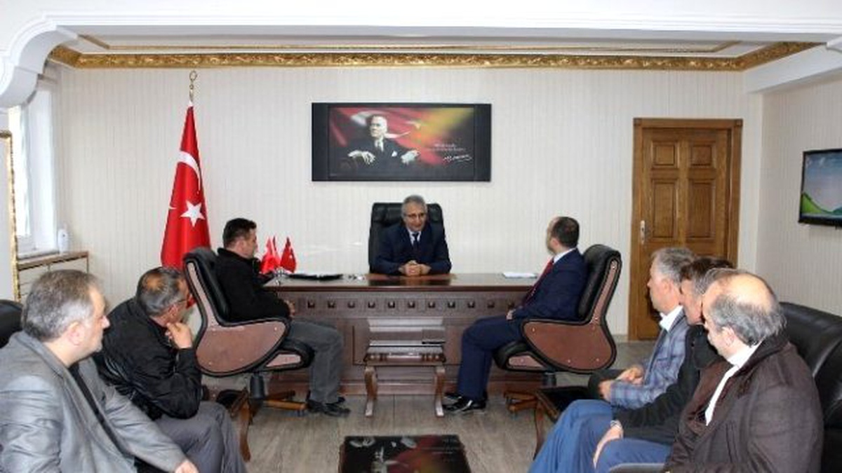 Ziraat Odasından Kaymakam Yapıcı\'ya Ziyaret