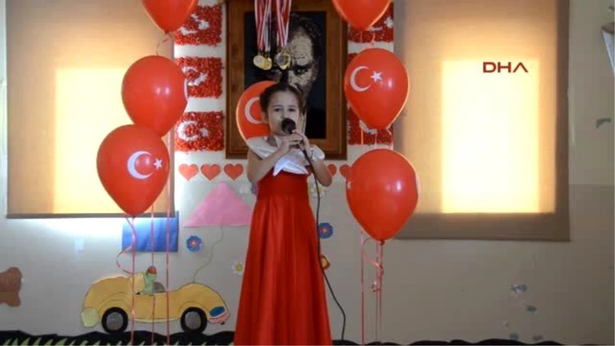 Bodrum - Anaokulu Minikleri İstiklal Marşı İçin Yarıştı
