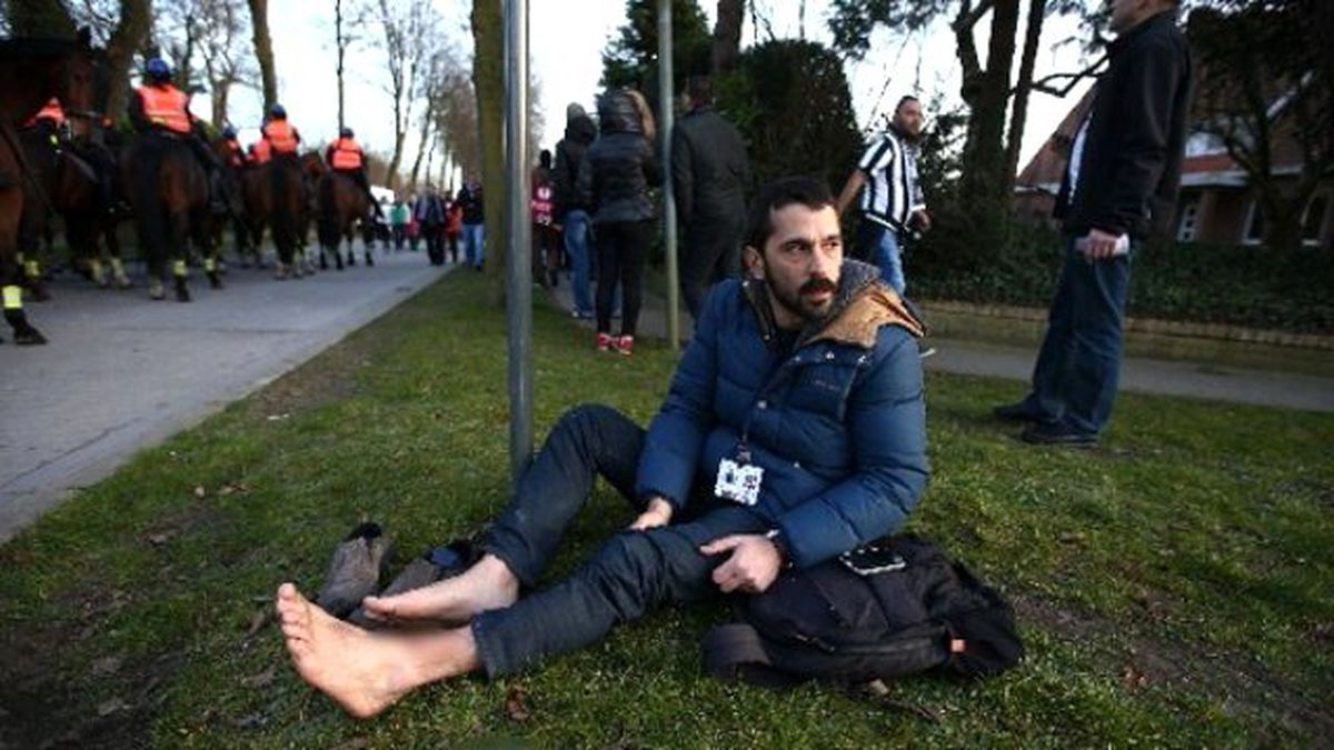 Brugge - Beşiktaş Maçı Öncesi Türk Taraftarlar Arasında Kavga Çıktı