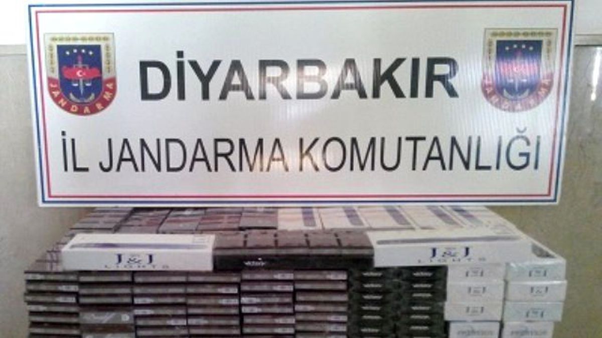 Diyarbakır\'da 7 Bin 460 Paket Kaçak Sigara Ele Geçirildi