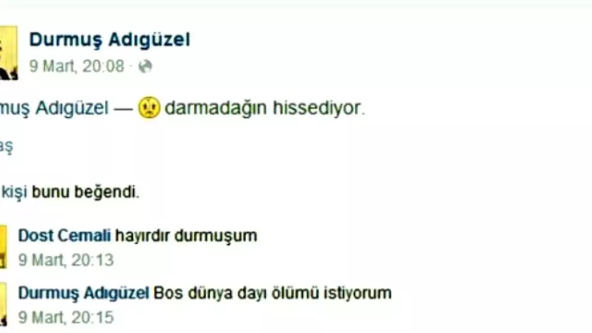 Facebook\'ta "Ölümü İstiyorum" Diye Yazan Genç, Kazada Öldü