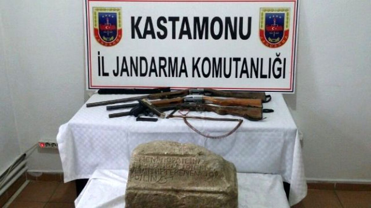 Kastamonu\'da Tarihi Taş, Ele Geçirildi