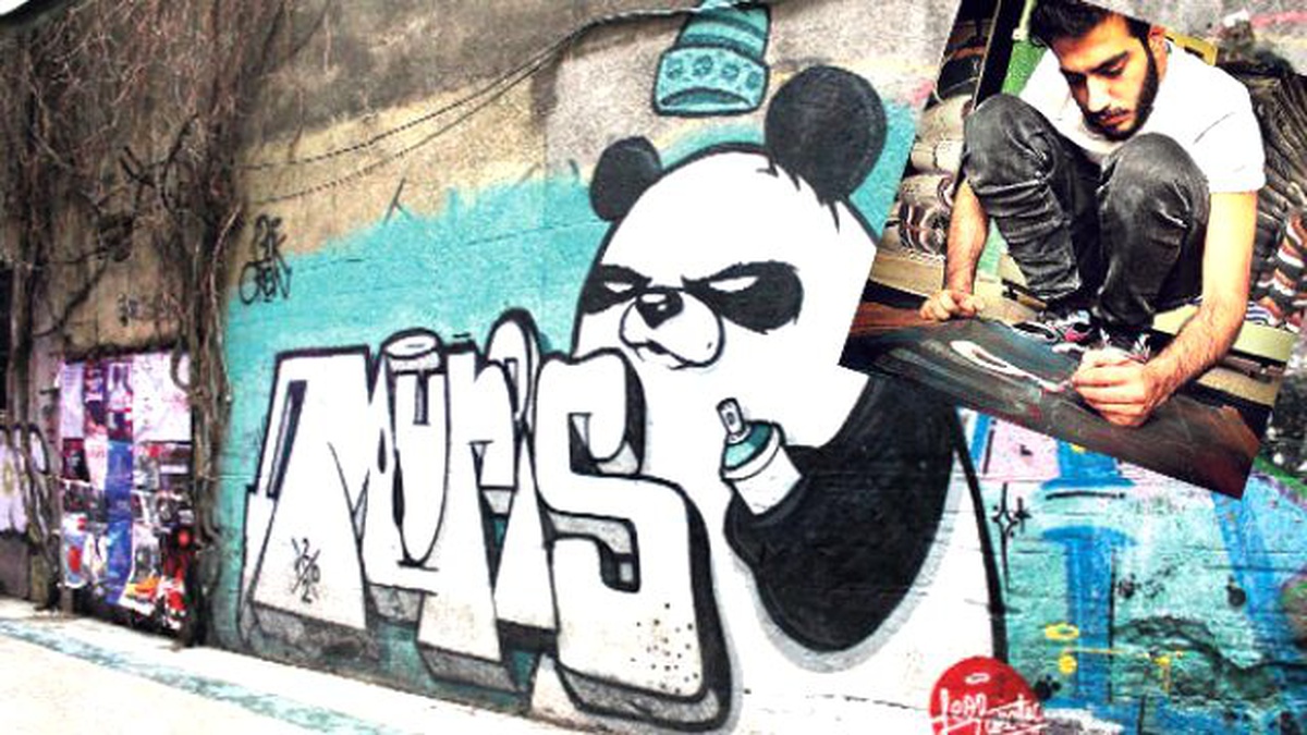 Banka Kepenklerine Grafiti Dokunuşu