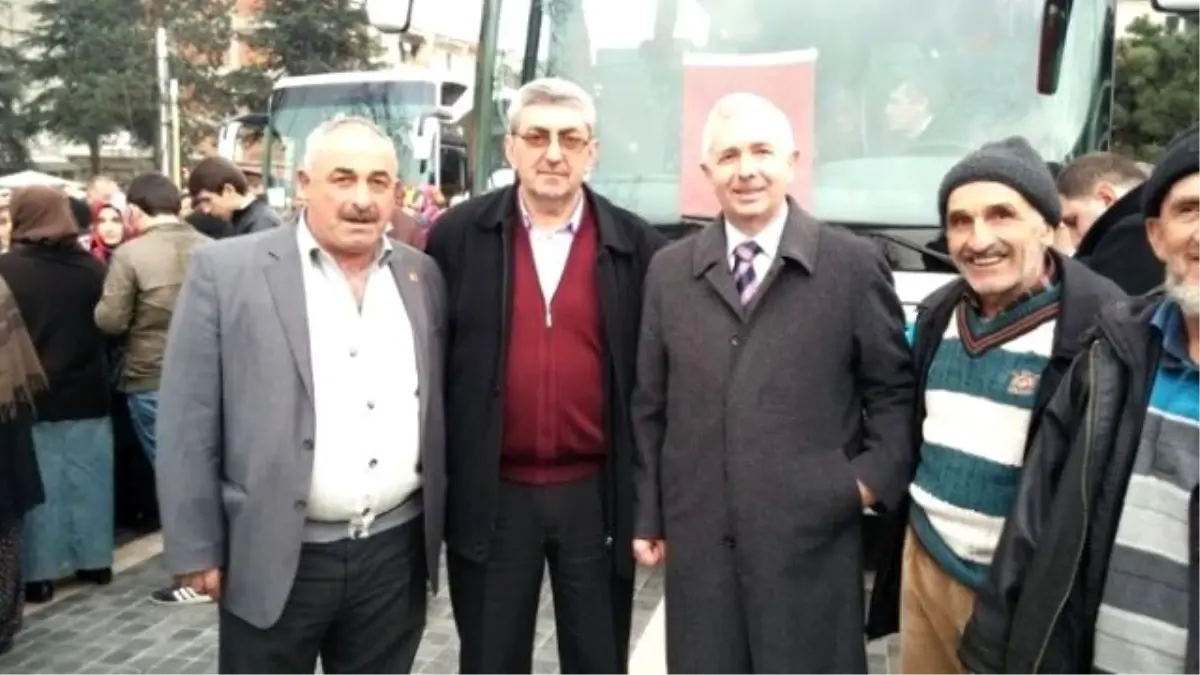 Sönmezoğlu, Umre Yolcuları Uğurlandı