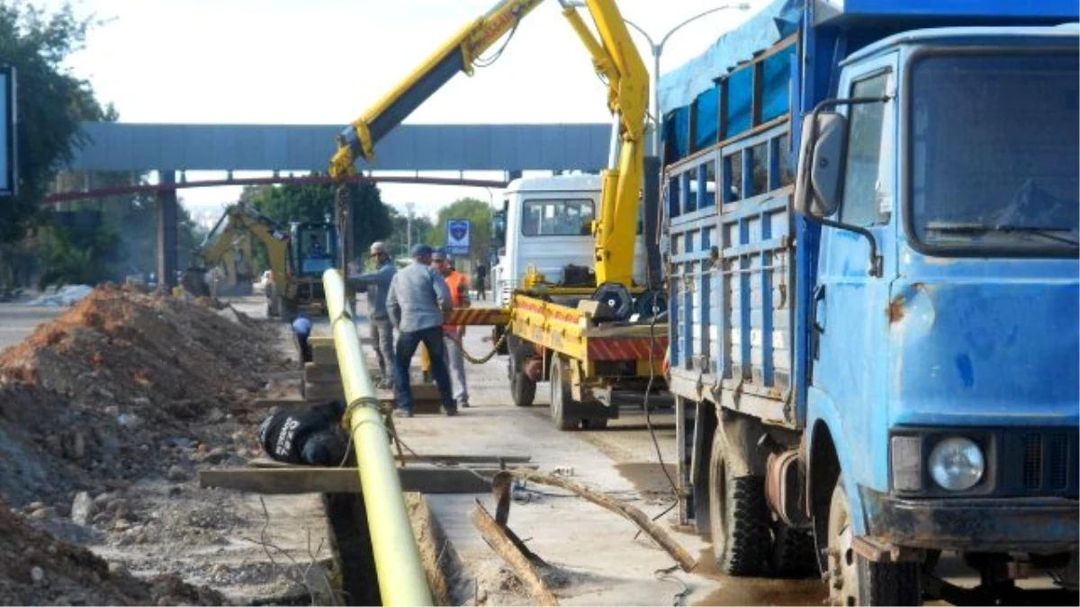 Taşova\'da Doğalgaz Çalışmaları