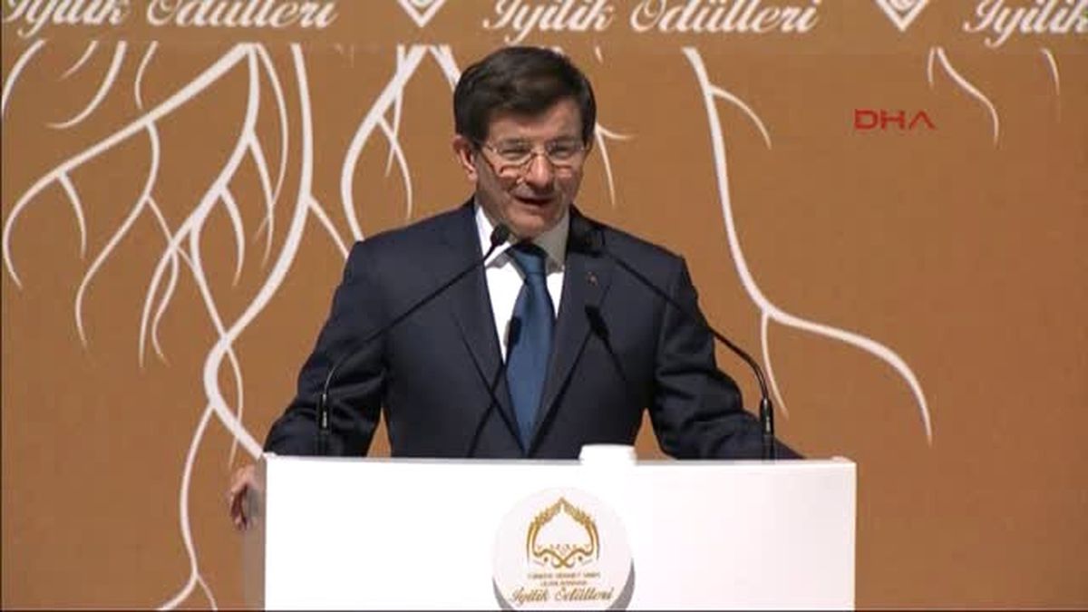 Başbakan Davutoğlu, Türkiye Diyanet Vakfı 40\'ıncı Yıl Programı İyilik Ödülleri Töreni\'nde Konuştu 2