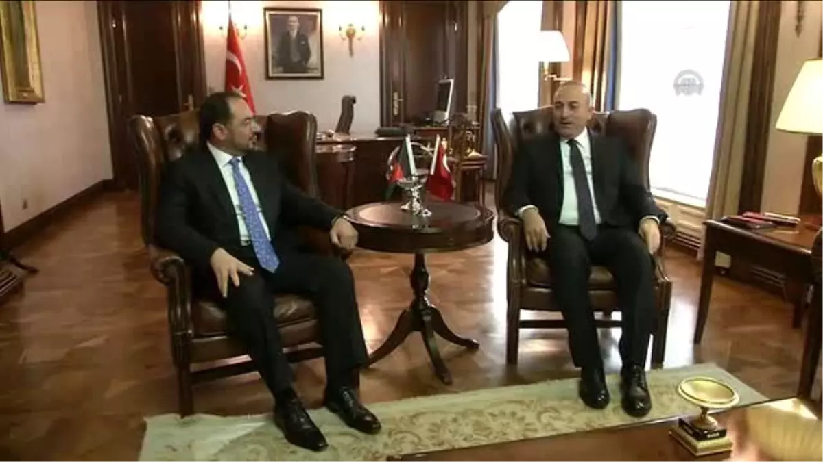 Çavuşoğlu, Afganistan Dışişleri Bakanı Rabbani Bir Araya Geldi