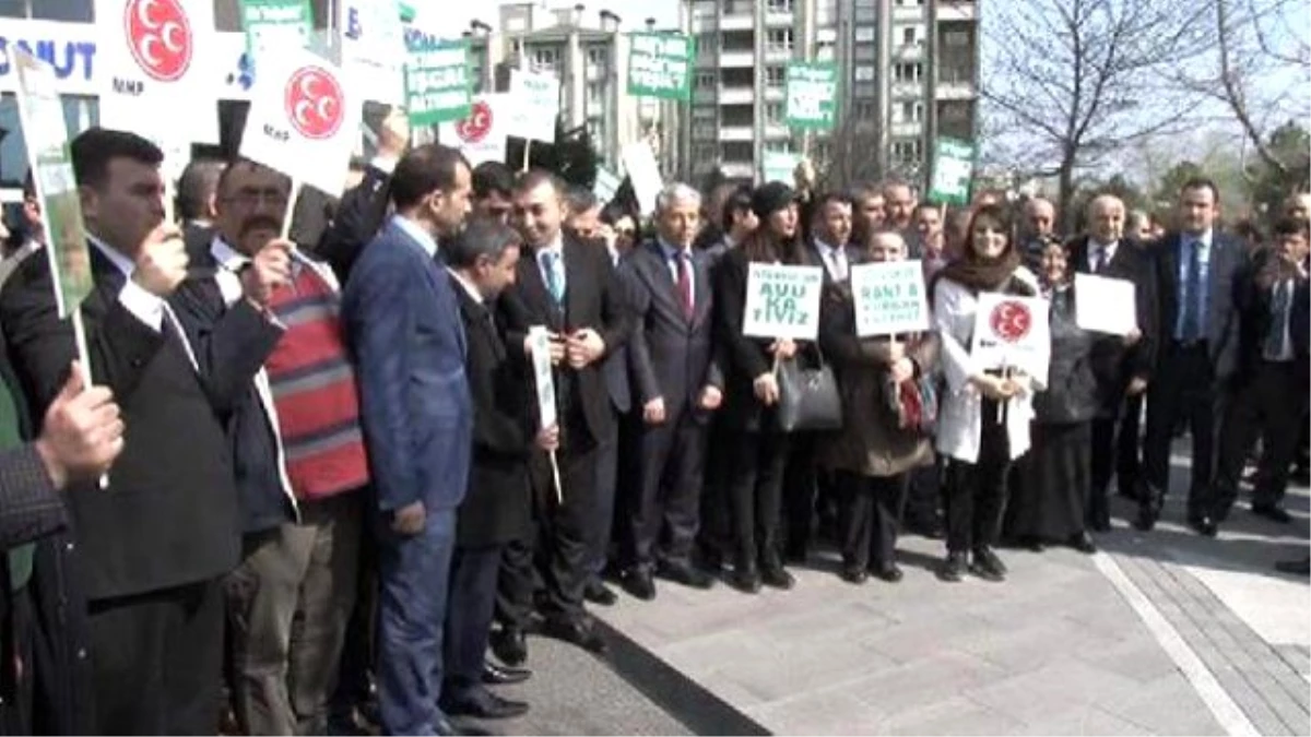 MHP\'den "İstinye Arazisi" Protestosu