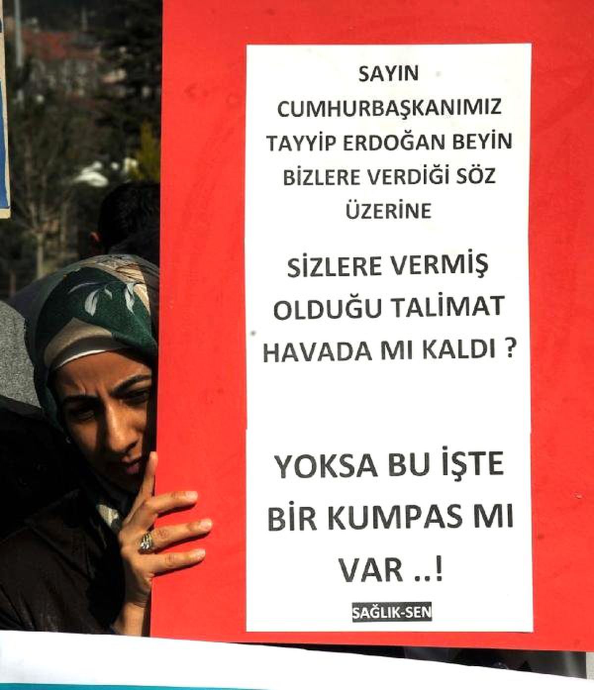 Tokat\'ta Sağlık Çalışanları Eylem Yaptı