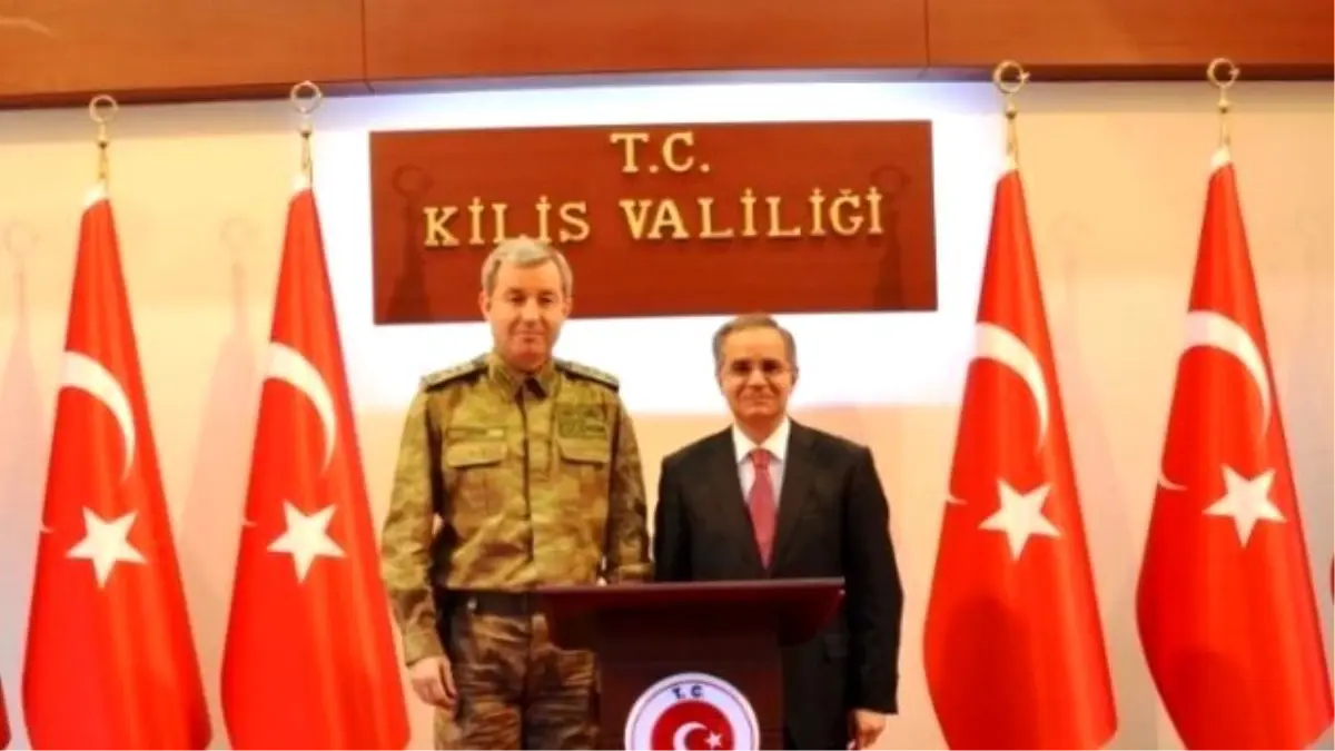 Tümgeneral İbrahim Aydın, Vali Tapsız\'ı Ziyaret Etti