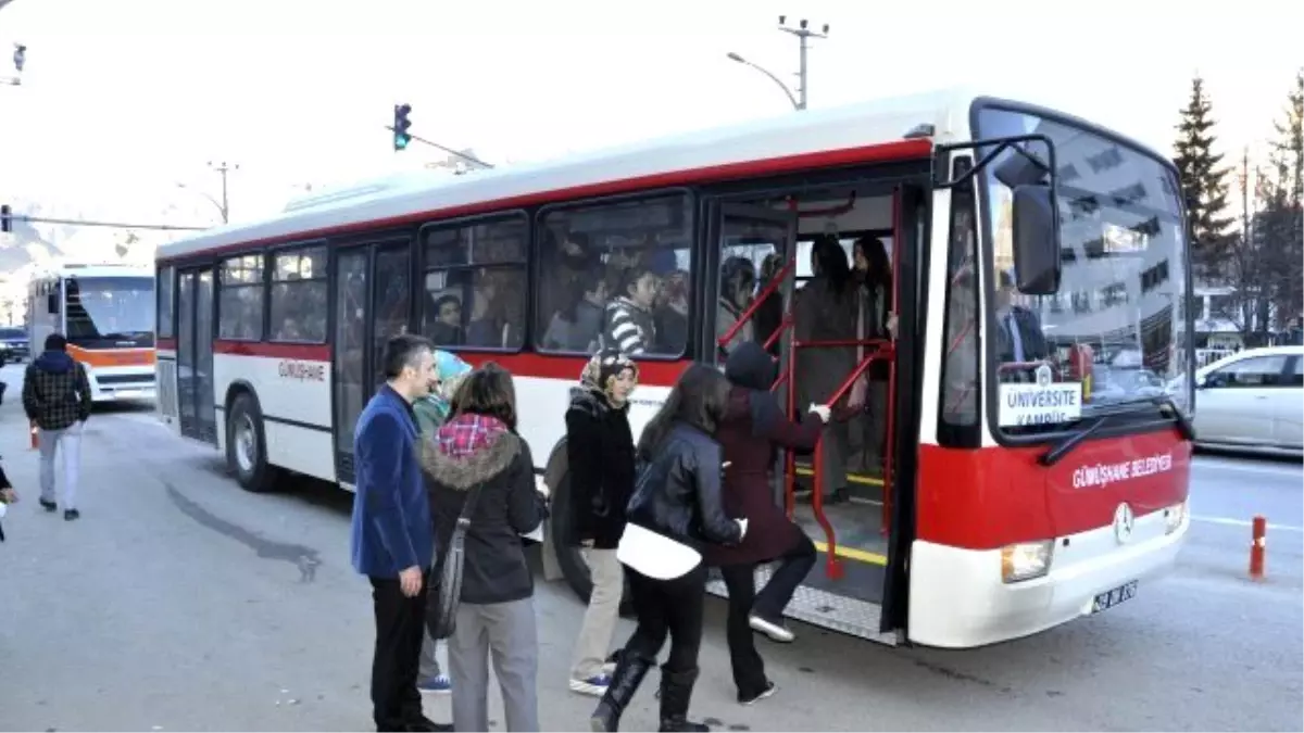 Gümüşhane Belediyesi, Öğrencileri Sınava Ücretsiz Taşıyacak