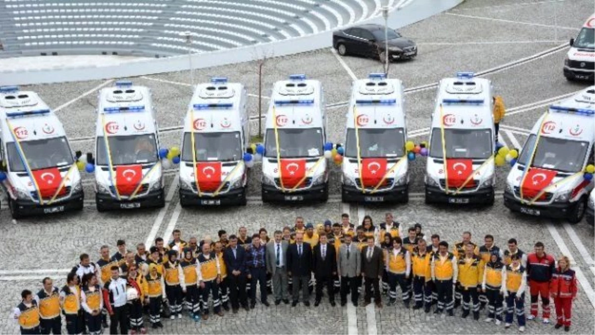 Konya\'ya 20 Yeni Ambulans