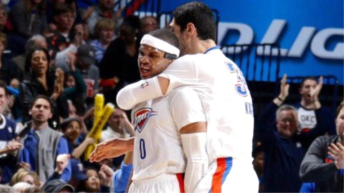 Thunder, Kanter ve Westbrook\'la Kazandı