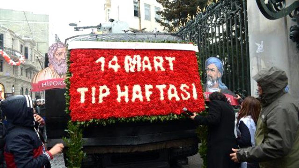Geleneksel "14 Mart Tıp Haftası Yürüyüşü" Yarıda Kaldı