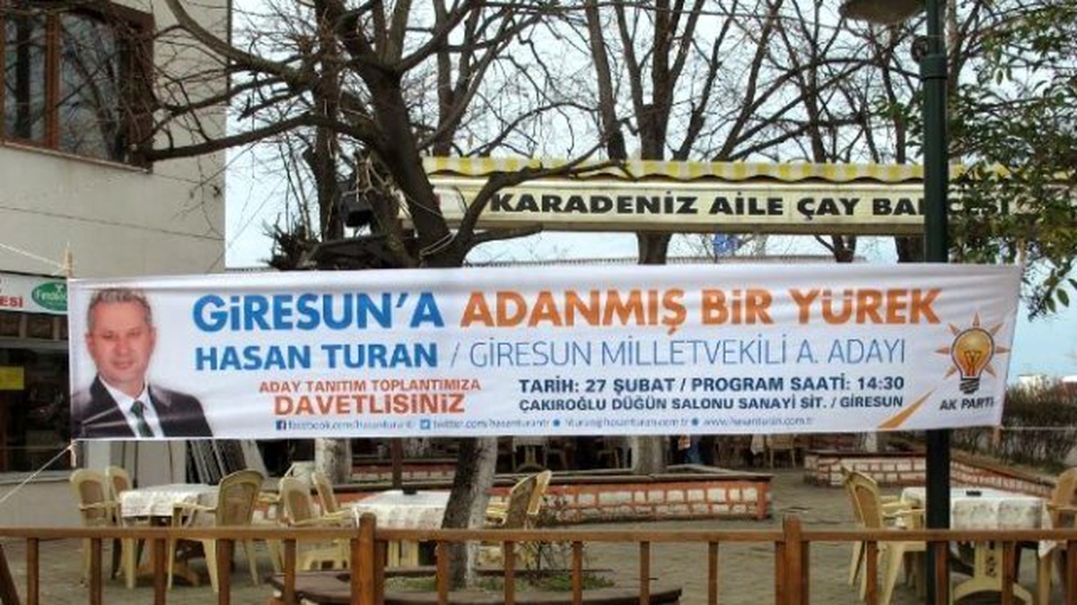 AK Parti Giresun Milletvekili Aday Adayı Turan, Seçim Çalışmaların Sürdürüyor