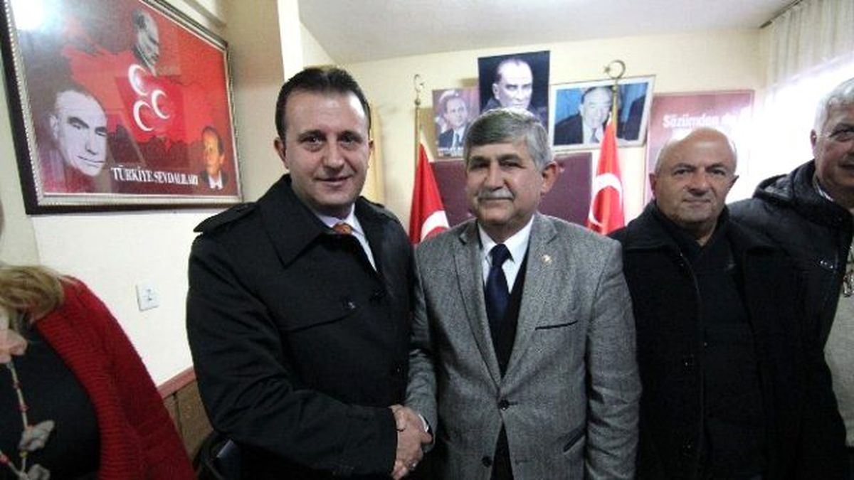 Başkan Soylu\'dan MHP Menderes İlçe Başkanına Ziyaret
