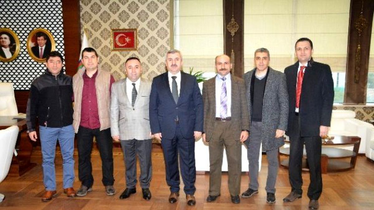 İlçe Milli Eğitim\'den Başkan Baran\'a Ziyaret