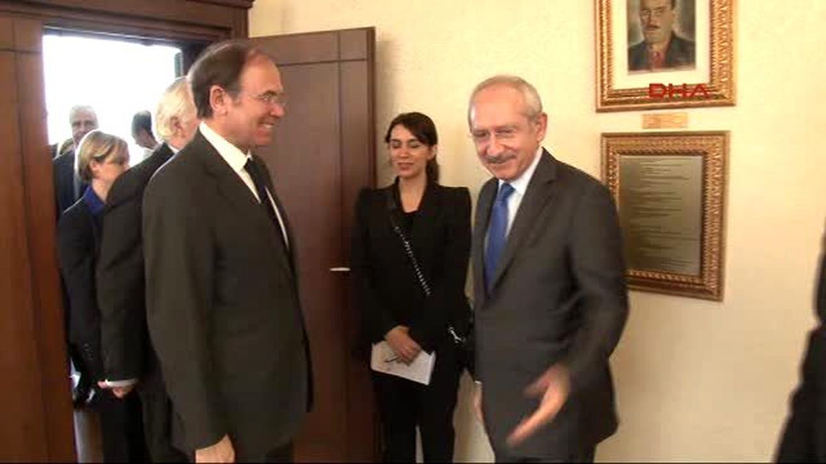 İspanya Senatosu Başkanı Pio Garcia Escudero, Kılıçdaroğlu\'nu Ziyaret Etti