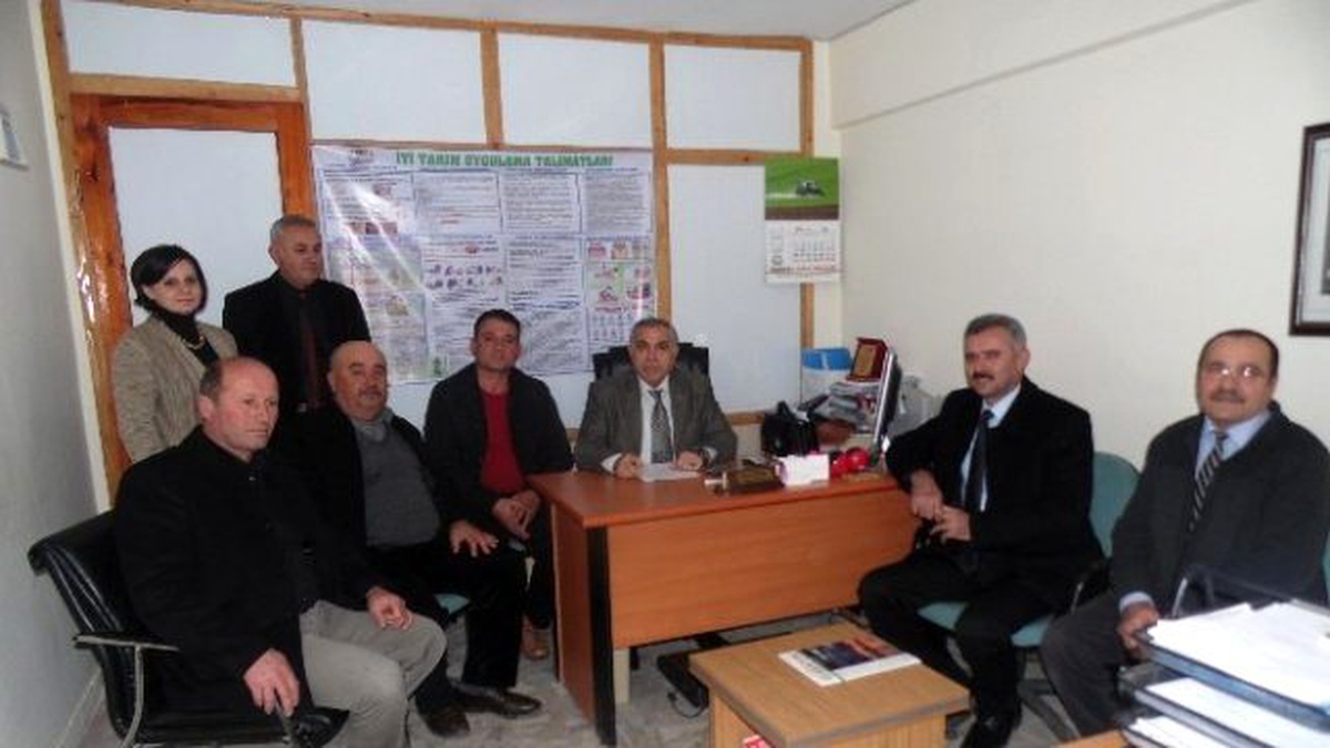 Kaymakam Arslan\'ın Sebze Üreticileri Birliği Ziyareti