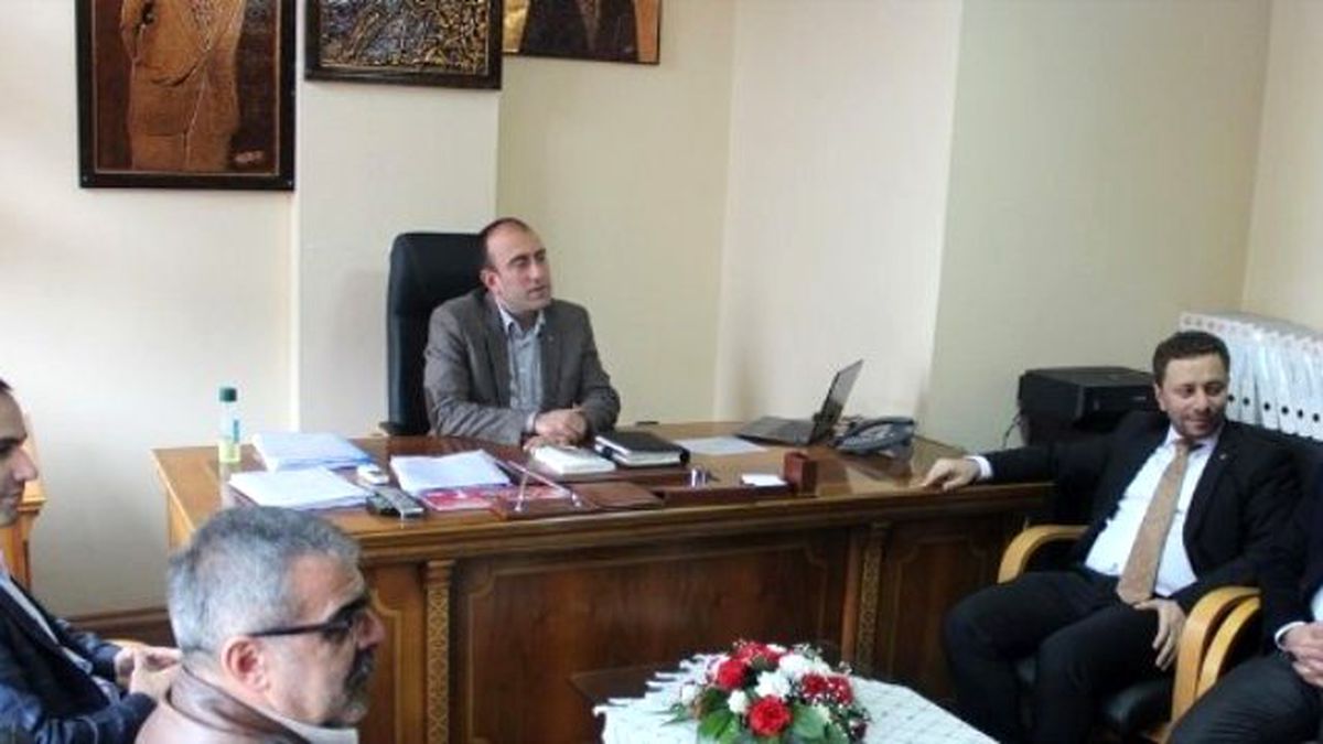 Rize\'de AK Parti İl Başkanı Avcı\'dan MHP İl Başkanı Birben\'e Ziyaret