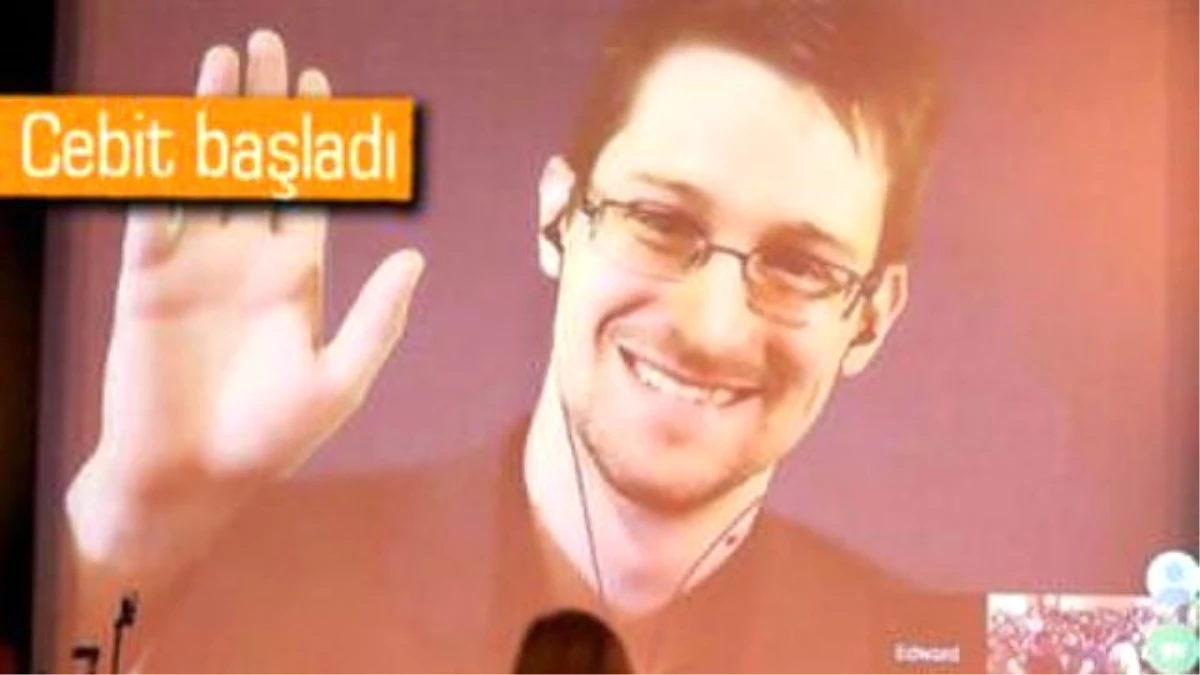 Snowden, CeBIT\'te Konuşacak