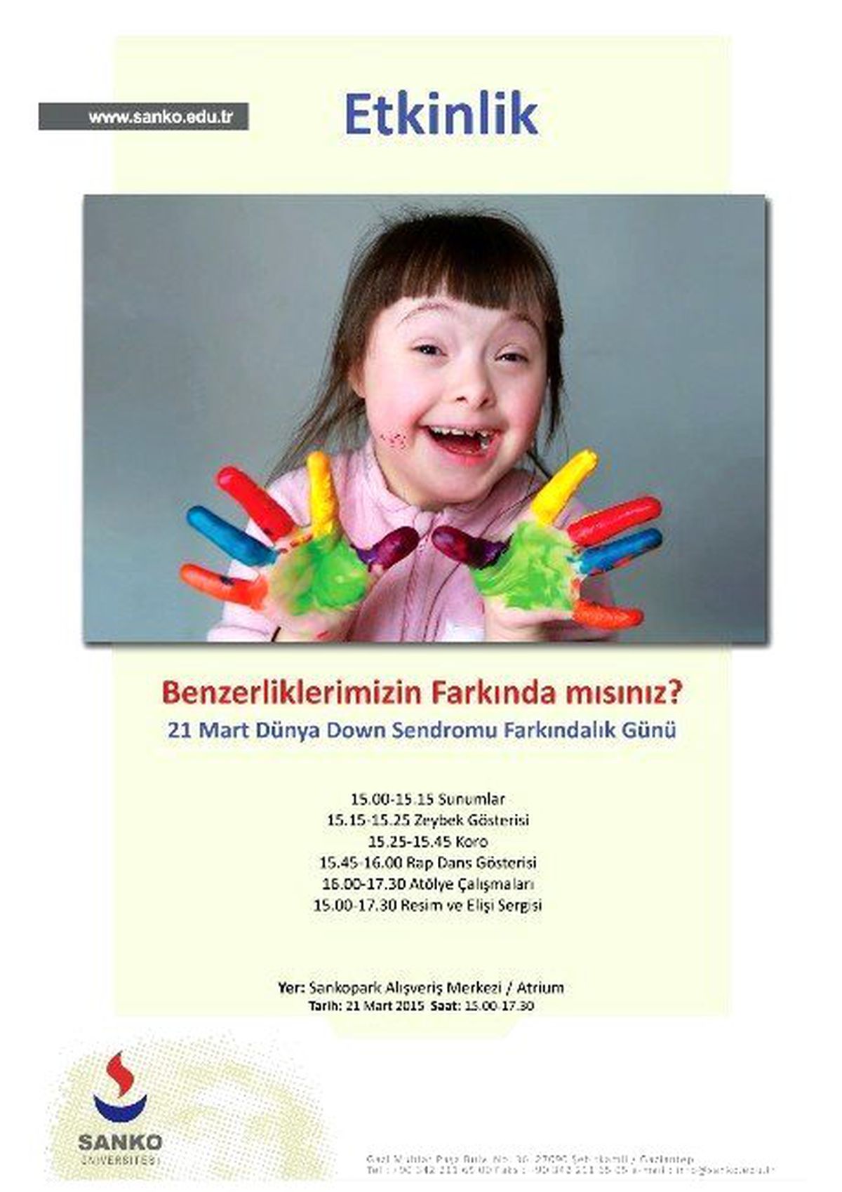 21 Mart Down Sendromu Farkındalık Günü