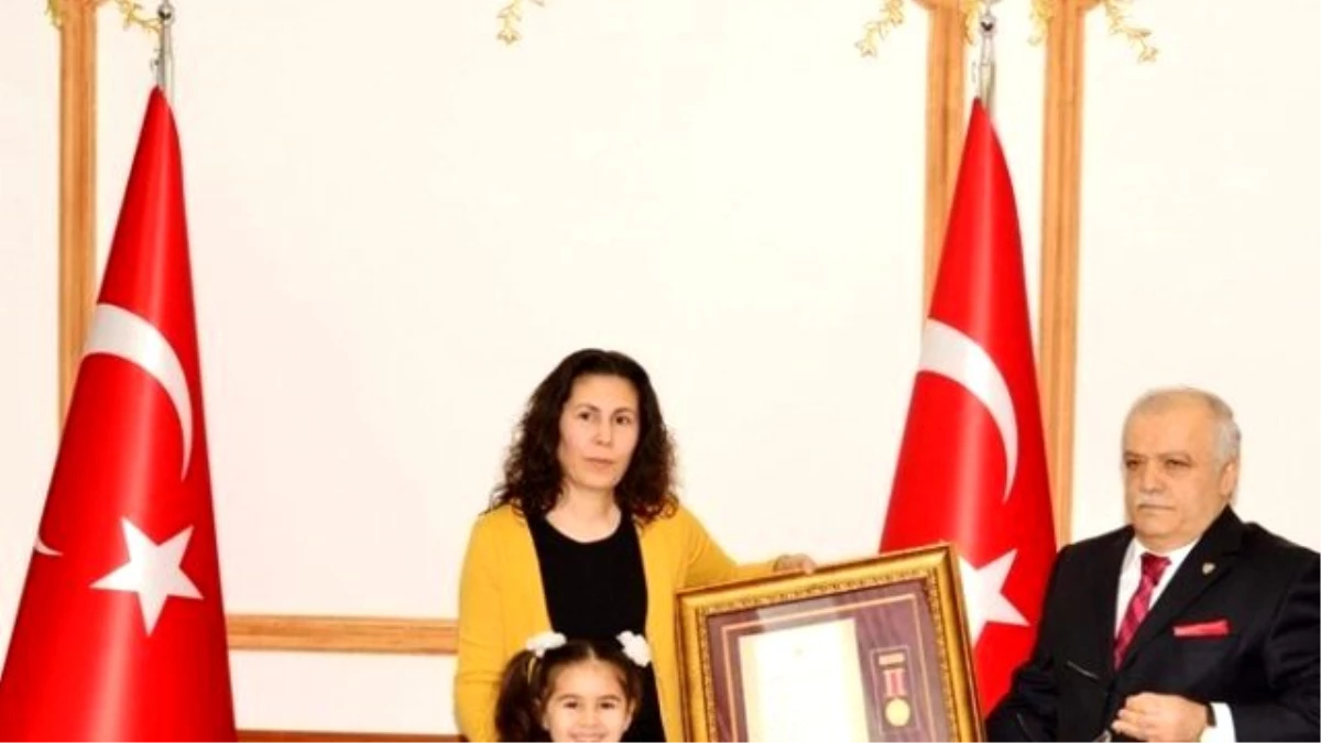 3 Şehit Ailesine Devlet Övünç Madalyası Verildi