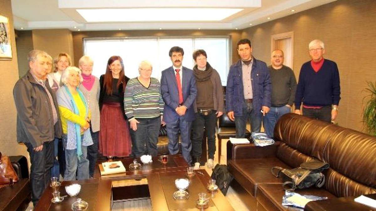 Alman Heyetten Çoban ve Kaya\'ya Ziyaret