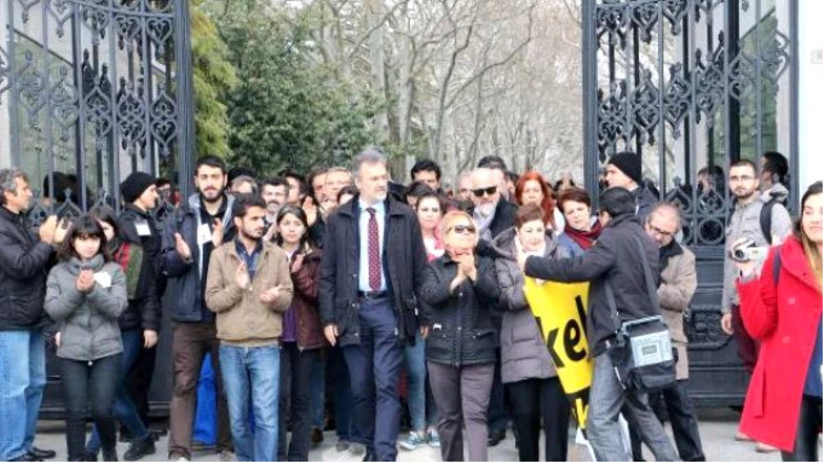 İstanbul Üniversitesi Rektör Adayı Raşit Tükel İçin Destek Yürüyüşü