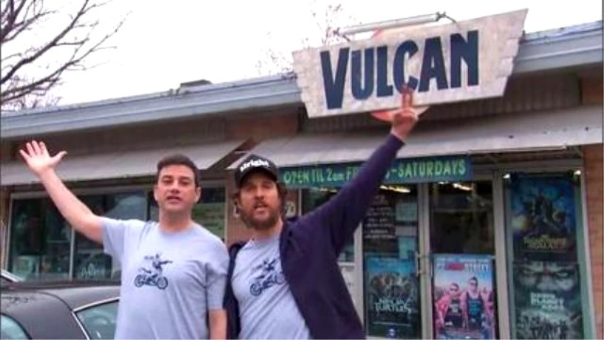 Matthew Mcconaughey And Jimmy Kimmel Make Ads For Small Texas Video Store