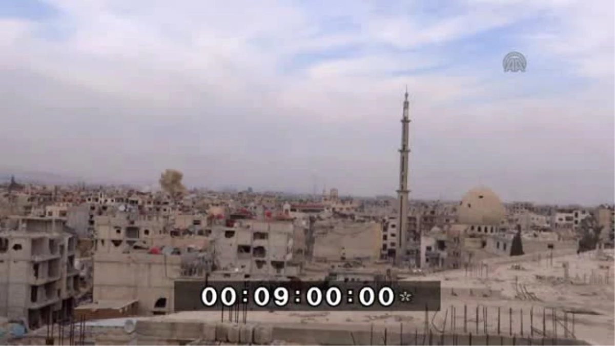 Şam\'da Varil Bombasıyla Saldırı Düzenledi