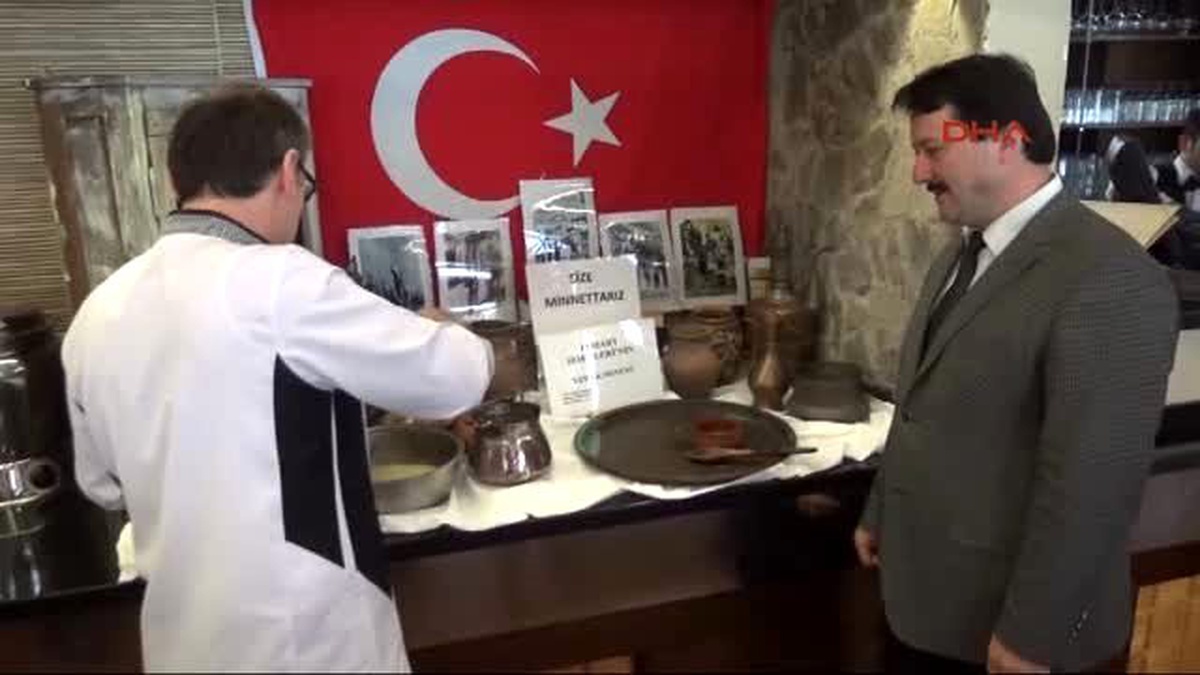 Bolu 5 Yıldızlı Otelde Müşterilere Çanakkale Savaşı Menüsü