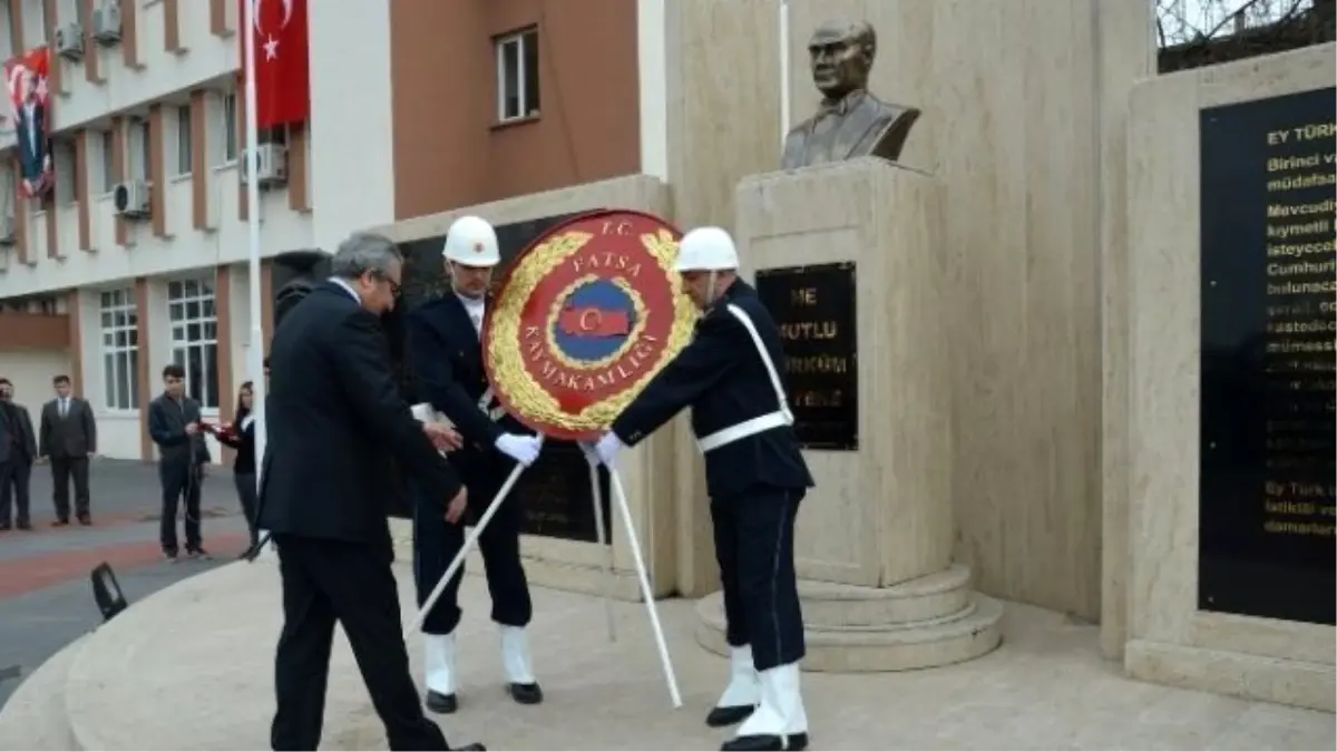 Çanakkale Zaferi\'nin 100. Yılı Fatsa\'da Törenlerle Kutlandı