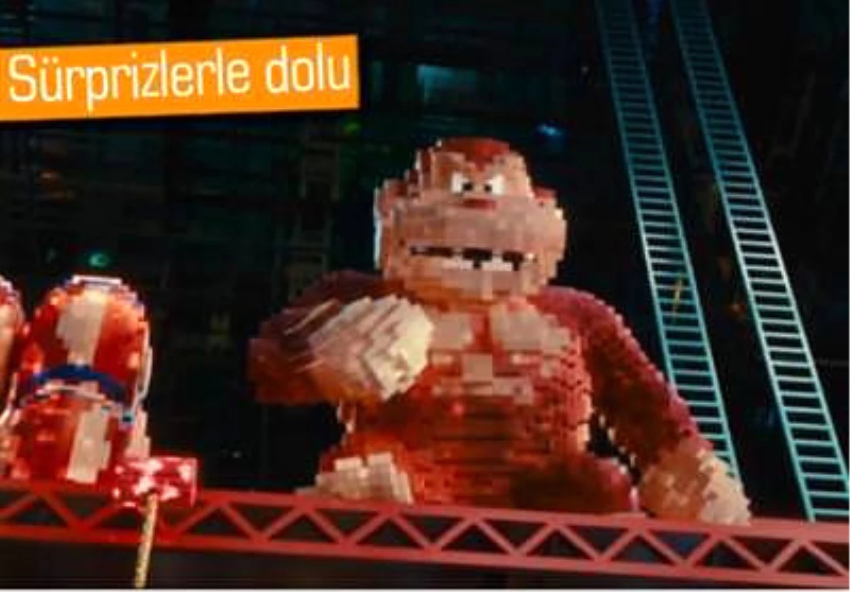 Donkey Kong ve Pac-Man\'li Pixels\'in Fragmanı Yayınlandı