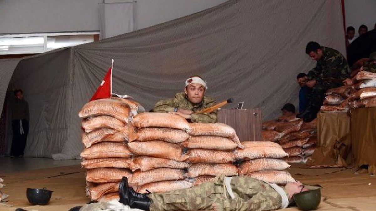Engelli Öğrenciler Çanakkale Zaferi\'ni Canlandırdı