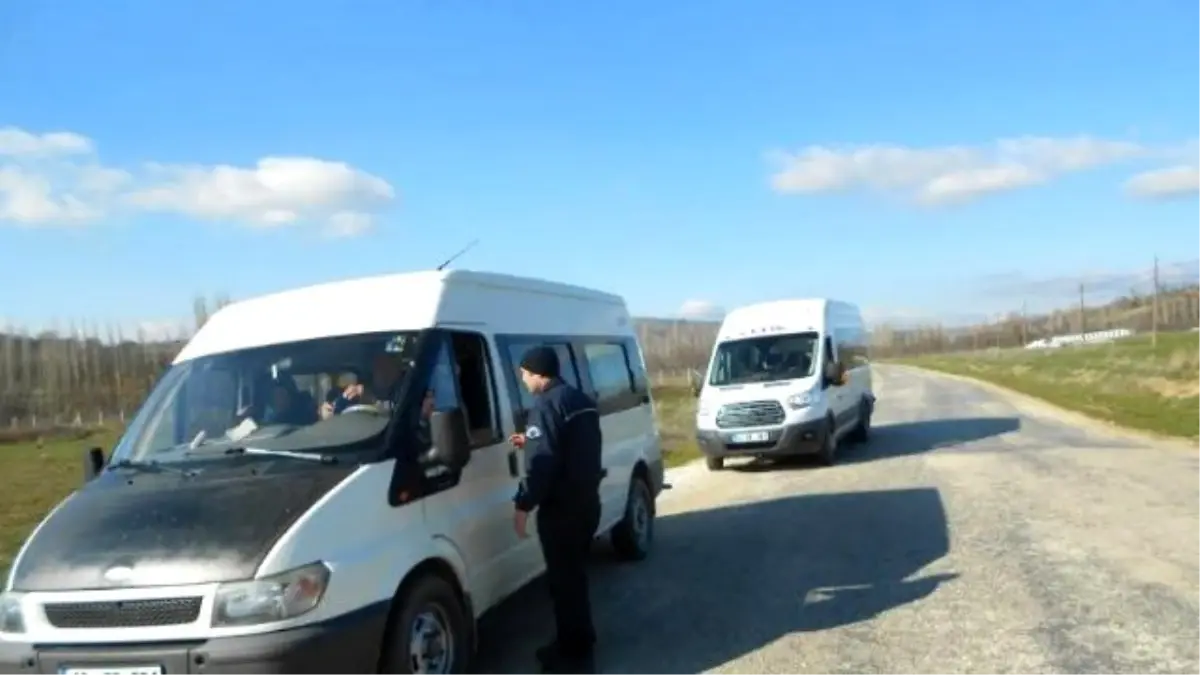 Öğrenci Taşıma Servis Araçları Denetlendi