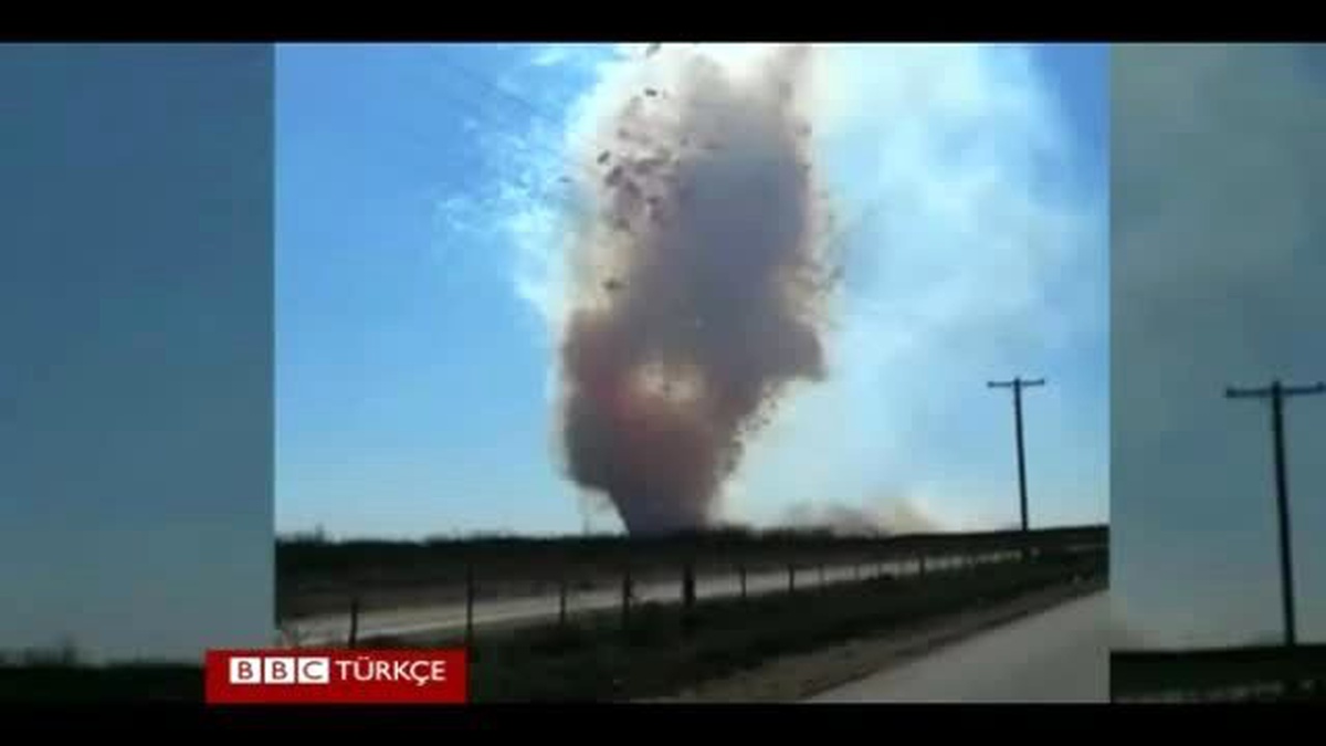 9 Ton Havai Fişek İmha Edildi