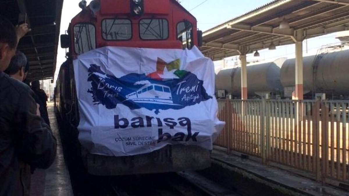 Ak Partili Gençler \'Barış Treni\'ne Anlamlı Ev Sahipliği Yaptı