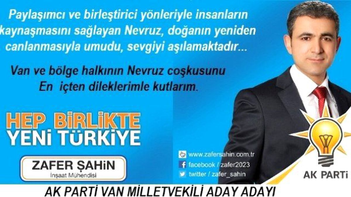 Ak Partili Şahin\'den Nevruz Mesajı