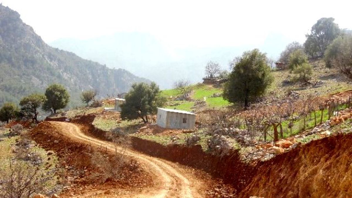 Aladağ\'da Yol Çalışması