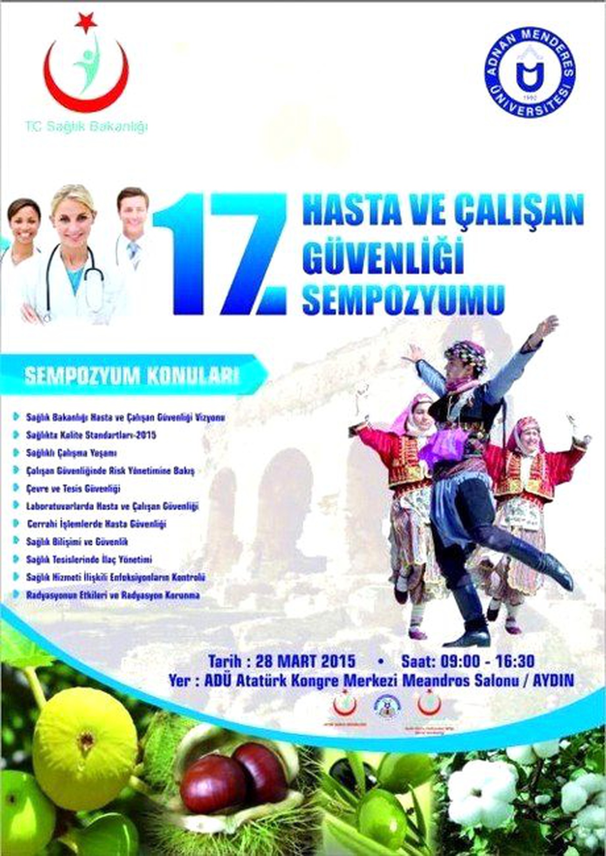Aydın 17. Hasta ve Güvenliği Sempozyumuna Ev Sahipliği Yapacak
