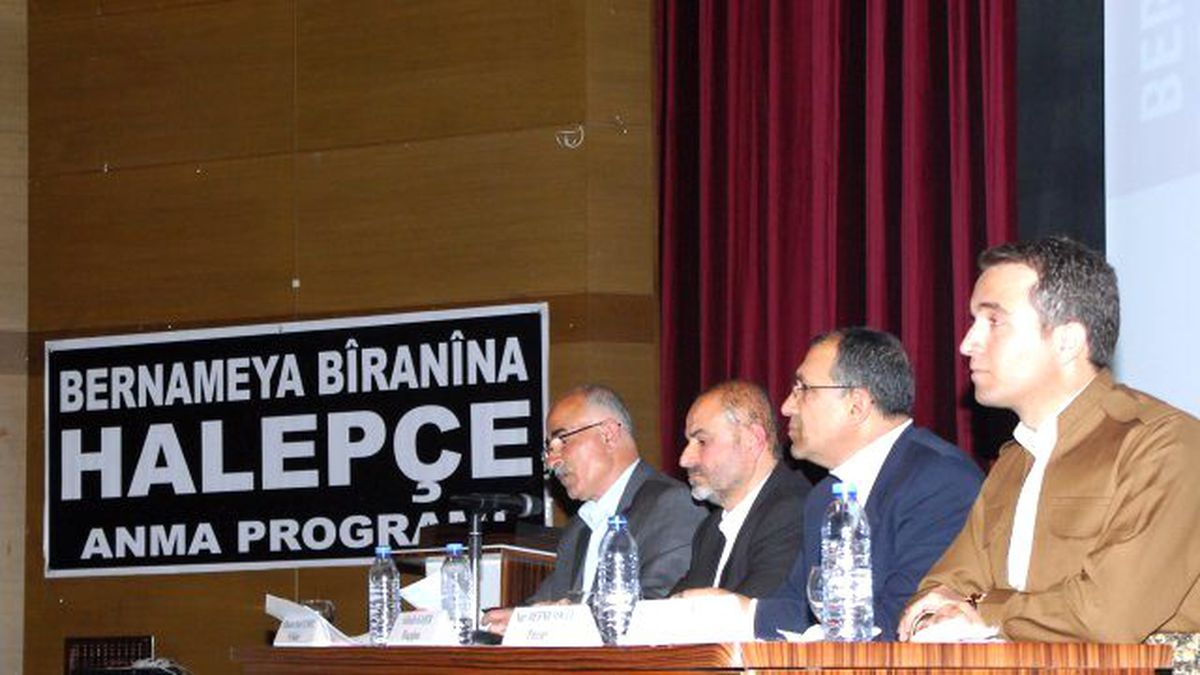 Halepçe Katliamında Hayatını Kaybedenler Anıldı