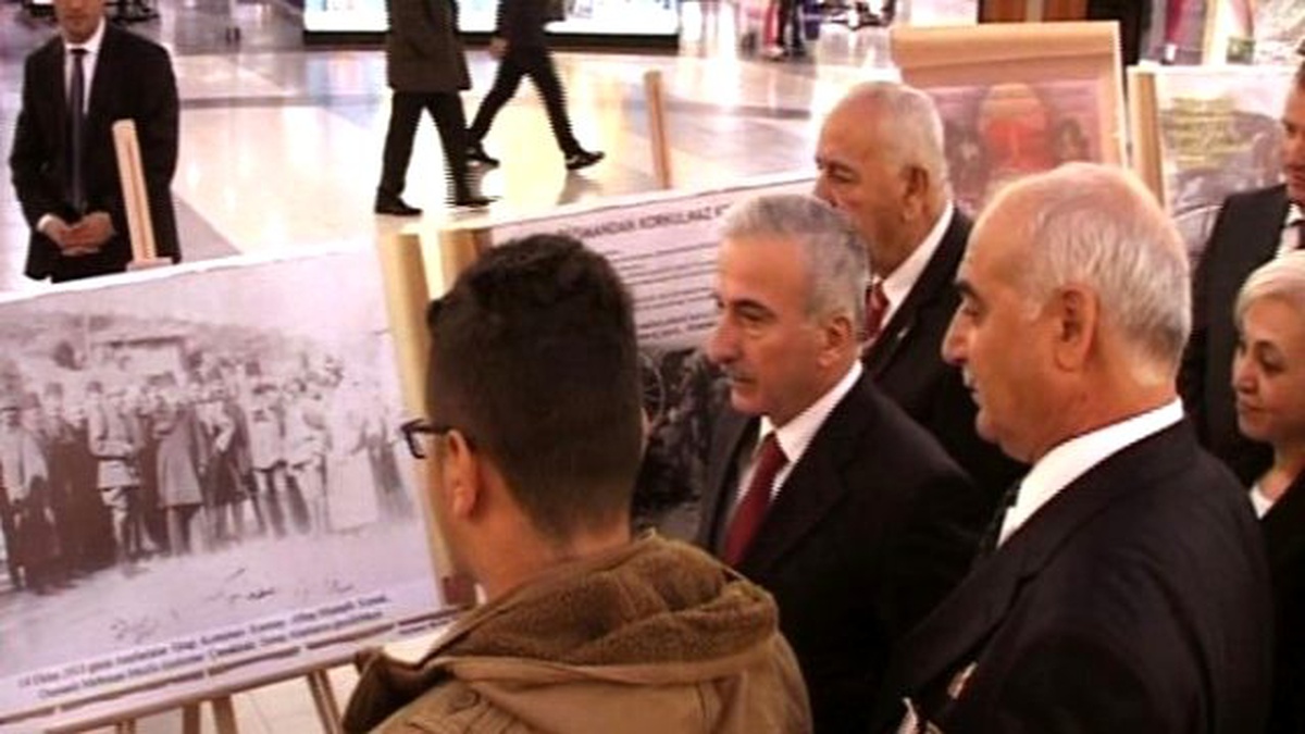Malatya\'da Çanakkale Zaferi Resim Sergisi Açıldı